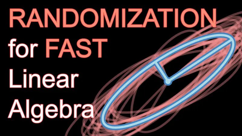 Randomized Numerical Linear Algebra